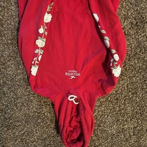 Red Hollister sweatshirt